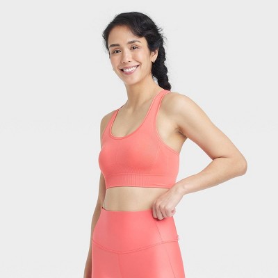 Women's Seamless Medium Support Racerback Sports Bra - All In Motion™