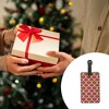 Unique Bargains Fish Scale Pattern Luggage Tag Rose Red Yellow 1 Pc - 4 of 4