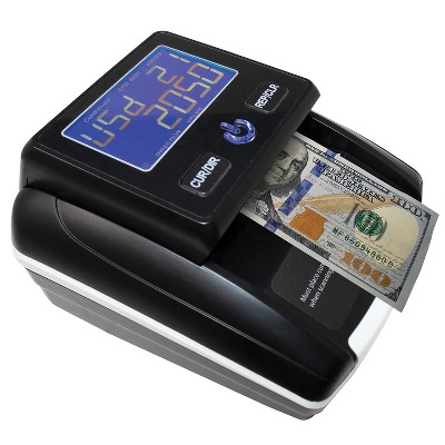 Nadex Coins™ V45 Counterfeit Detector Terminal with Value Monitor in Black