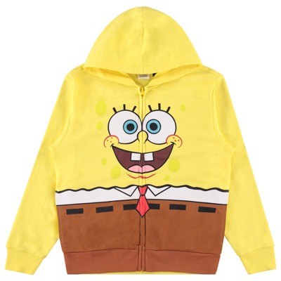 Boys SpongeBob SquarePants Costume Hoodie - SpongeBob SquarePants, Patrick Starfish, Mr Krabs, Squidward Cosplay Dress Up Costume Hoodie