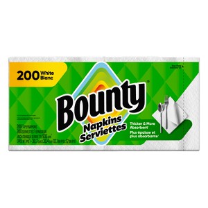 Bounty Napkins - White - 1 of 4