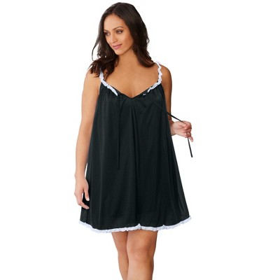 Amoureuse Plus Size Babydoll Ruffle Gown