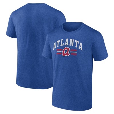 MLB Atlanta Braves Men's Bi-Blend Short Sleeve T-Shirt