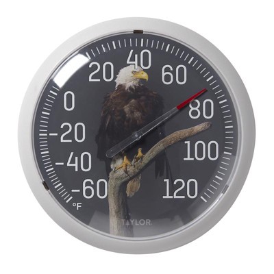 Taylor Eagle Dial Thermometer Plastic Multicolored 13.25 in. (Case of 4)
