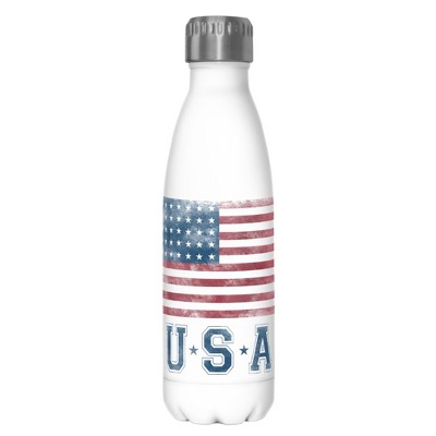 Lost Gods USA Flag Stainless Steel Water Bottle