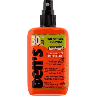Ben's 30% Deet Insect Repellent Spray, 3.4 oz