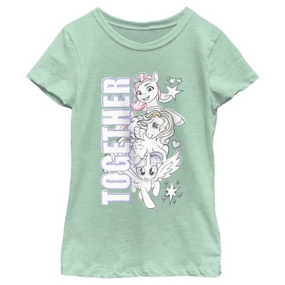 Girl's My Little Pony: Friendship is Magic All Generations Together T-Shirt
