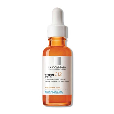 La Roche Posay Pure Vitamin C Face Serum with Salicylic Acid & Neurosensine, Anti-Aging Serum for Sensitive Skin - 1.01 fl oz