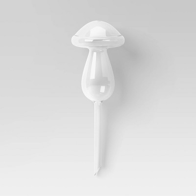 Outdoor Mushroom Shaped Glass Watering Orb Clear - Threshold™