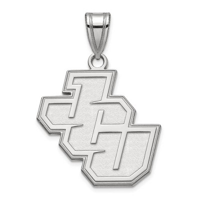 Black Bow Jewelry Sterling Silver John Carroll Blue Streaks NCAA Large Pendant