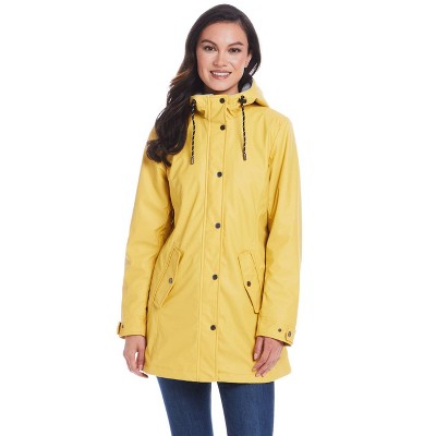 Weatherproof Women's Hooded Rain Slicker