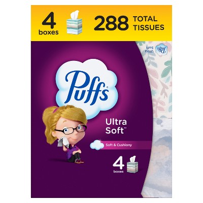 Puffs Ultra Soft Facial Tissue