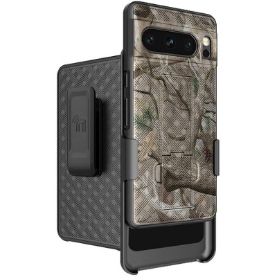 Nakedcellphone Combo for Google Pixel 8 Pro - Slim Case and Belt Clip Holster