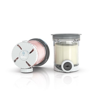 Ninja 2pk CREAMi Swirl Pints with Nozzle and Lids