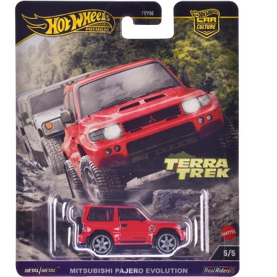 Mitsubishi Pajero Evolution RHD (Right Hand Drive) Red "Terra Trek" Series Diecast Model Car by Hot Wheels