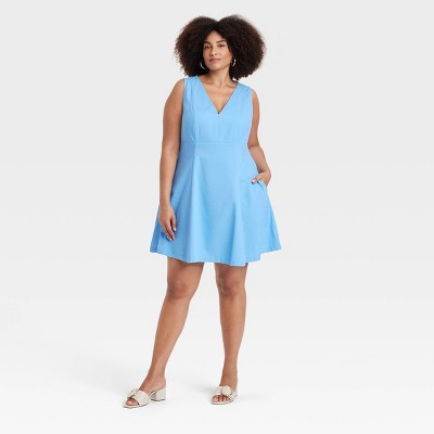Women's Fit & Flare Mini Dress - A New Day™