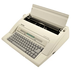 Royal® Scriptor II Portable Electronic Typewriter in White - 1 of 4