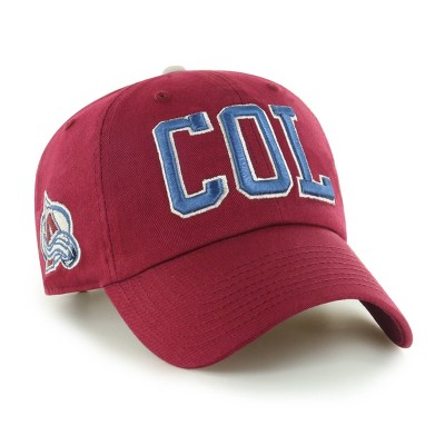 NHL Colorado Avalanche Clique Hat: Team Logo Adjustable Baseball Cap