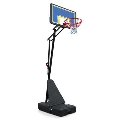 Sevobal Basketball Hoops Portable Basketball Hoop Height Adjustable with Rebound Board for Outdoor Backyard Gym Patio, Black, 15.8"*12.47"*3.87"
