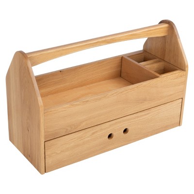Kings County Tools 22-Inch Wood Tool Box Caddy