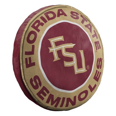 15" NCAA Florida State Seminoles Cloud Pillow: Team Logo Plush Novelty