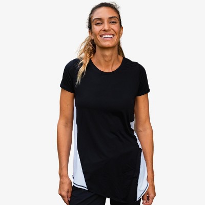 Calypsa Side Split Tie Up Tee