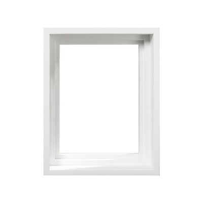 Creative Mark Illusions Floater Frame for 0.75" Depth Stretched Canvas Paintings & Artwork - White