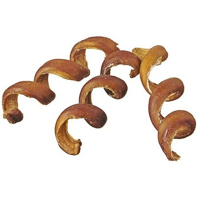 Pawstruck Natural Bully Stick Springs for Dogs - Healthy Grain-Free Single Ingredient Dental Treats Chews Made in USA