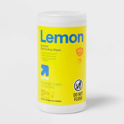 Lemon All Purpose Disinfecting Wipes - up&up™