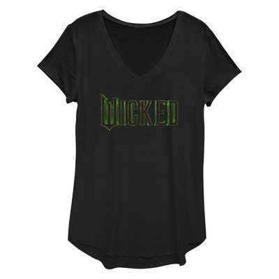 Women's Wicked Official Logo V Neck