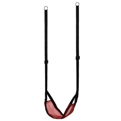 PLAYBERG Indoor and Outdoor Patio Playground Kids Fun Hanging Mesh Fabric Tree Swing with Adjustable Strap