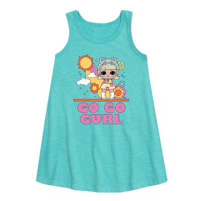 - LOL Surprise! - Go Go Gurl Graphic Sleeveless Aline Dress