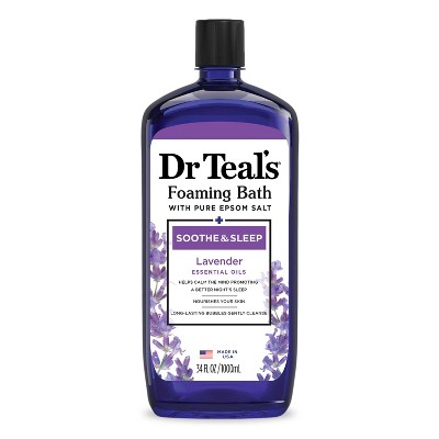 Dr Teal's Soothe & Sleep Lavender Foaming Bubble Bath - 34 fl oz