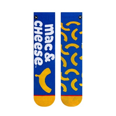 Odd Sox, Kraft Mac Split, Funny Novelty Socks, Large