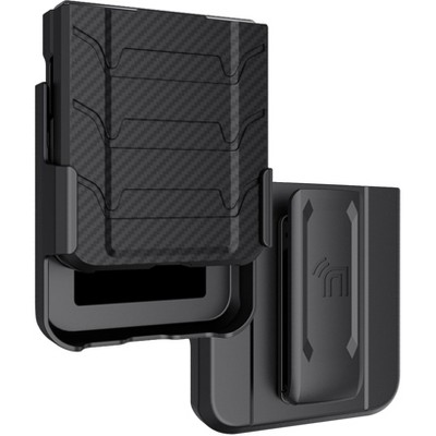 Nakedcellphone Combo for Samsung Galaxy Z Flip 5 - Special Ops Case and Belt Clip Holster