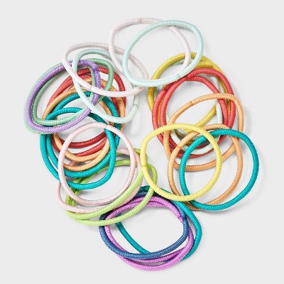 Kids' 2mm Thin Elastics - Assorted Neon Colors - 70pc- Cat & Jack™