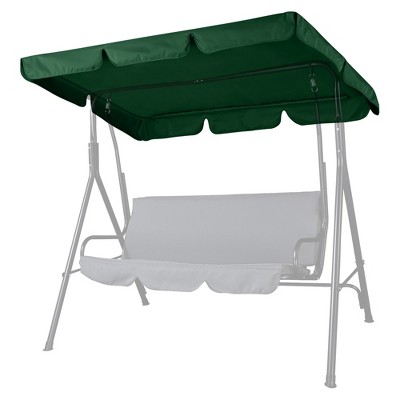 Yescom Swing Canopy Replacement UV30+ 180gsm Patio Top Cover Outdoor Green