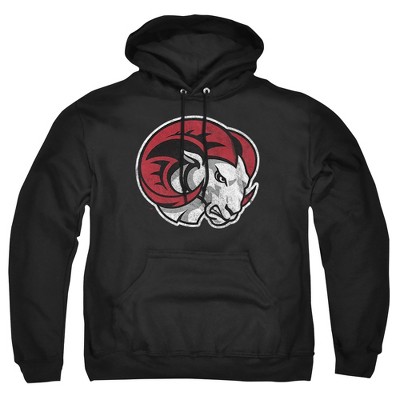 Winston-Salem State University Official Distressed Primary Logo Adult Pull-Over Hoodie