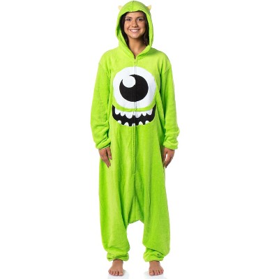 Disney Monsters Inc Mike Wazowski Kigurumi Adult Costume Pajama Union Suit