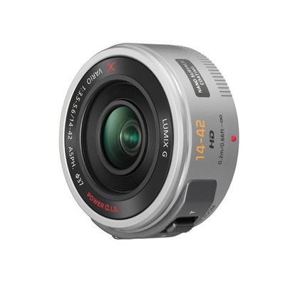 Panasonic LUMIX G X Vario Power Zoom 14-42mm f3.5-5.6 Power O.I.S. Lens Silver