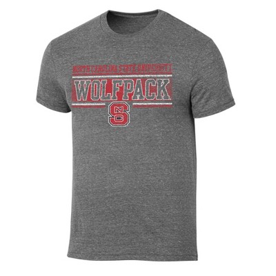 NCAA NC State Wolfpack Men's Gray Tri-Blend T-Shirt