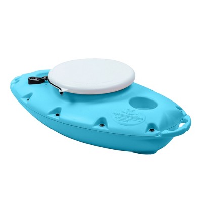 CreekKooler Pup Portable Floating Beverage Drink Cooler with Cup Holders, Great for Backyard Swimming Pool or Spa, 15 Quart
