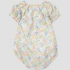 Carter's Just One You® Baby Girls' Micro Floral Romper with Tights - Blue - 3 of 3